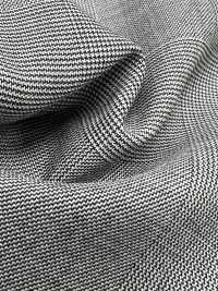 M02053-9 KUNISHIMA1850 Exclusive line【Extrafine Wool 140’s】白黒 グレンチェック[生地] 国島株式会社 サブ画像