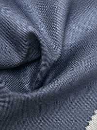 M02054-2 KUNISHIMA1850 Exclusive line 【Extrafine Wool 140’s】 ブルー シャークスキン[生地] 国島株式会社 サブ画像