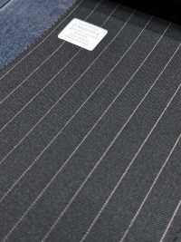 M02059-4 KUNISHIMA1850 Exclusive line 【Superfine Worsted】グレー ペンシルストライプ[生地] 国島株式会社 サブ画像