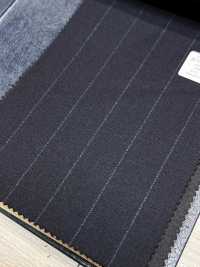 M02060-2 KUNISHIMA1850 Exclusive line 【Superfine Worsted】紺 チョークストライプ[生地] 国島株式会社 サブ画像