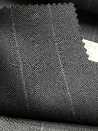 M02060-2 KUNISHIMA1850 Exclusive line 【Superfine Worsted】紺 チョークストライプ[生地] 国島株式会社 サブ画像