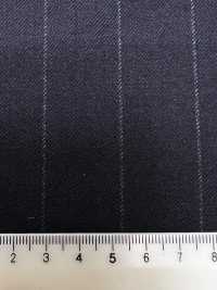 M02060-2 KUNISHIMA1850 Exclusive line 【Superfine Worsted】紺 チョークストライプ[生地] 国島株式会社 サブ画像