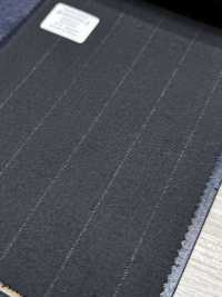 M02060-4 KUNISHIMA1850 Exclusive line 【Superfine Worsted】グレー チョークストライプ[生地] 国島株式会社 サブ画像