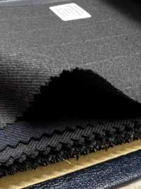 M02060-4 KUNISHIMA1850 Exclusive line 【Superfine Worsted】グレー チョークストライプ[生地] 国島株式会社 サブ画像