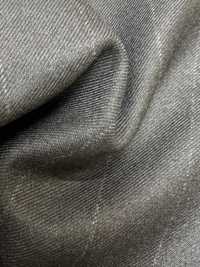 M02060-4 KUNISHIMA1850 Exclusive line 【Superfine Worsted】グレー チョークストライプ[生地] 国島株式会社 サブ画像