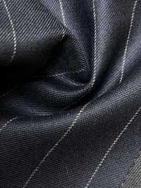 M02061-2 KUNISHIMA1850 Exclusive line 【Superfine Worsted】紺 チョークストライプ[生地] 国島株式会社 サブ画像