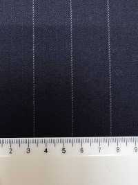 M02061-2 KUNISHIMA1850 Exclusive line 【Superfine Worsted】紺 チョークストライプ[生地] 国島株式会社 サブ画像