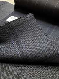 M02063-3 KUNISHIMA1850 Exclusive line 【Superfine Worsted】ブルー チェック[生地] 国島株式会社 サブ画像