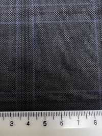 M02063-5 KUNISHIMA1850 Exclusive line 【Superfine Worsted】グレー チェック[生地] 国島株式会社 サブ画像