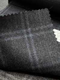 M02065-3 KUNISHIMA1850 Exclusive line 【Superfine Worsted】ブルー 杢チェック[生地] 国島株式会社 サブ画像