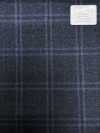 M02065-3 KUNISHIMA1850 Exclusive line 【Superfine Worsted】ブルー 杢チェック