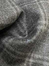 M02065-4 KUNISHIMA1850 Exclusive line 【Superfine Worsted】グレー 杢チェック[生地] 国島株式会社 サブ画像