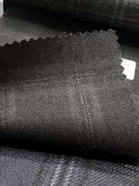 M02066-4 KUNISHIMA1850 Exclusive line 【Superfine Worsted】グレー 杢チェック[生地] 国島株式会社 サブ画像