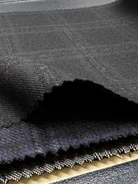 M02066-4 KUNISHIMA1850 Exclusive line 【Superfine Worsted】グレー 杢チェック[生地] 国島株式会社 サブ画像