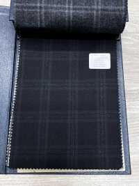 M02066-4 KUNISHIMA1850 Exclusive line 【Superfine Worsted】グレー 杢チェック[生地] 国島株式会社 サブ画像