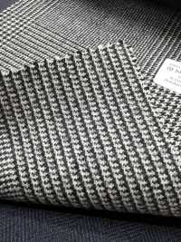 M02046-9 KUNISHIMA1850 Exclusive line 【SOMO CASHMERE 100%】 白黒ビックチェック[生地] 国島株式会社 サブ画像