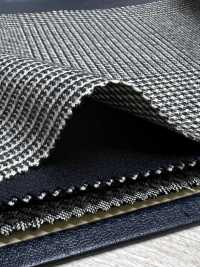 M02046-9 KUNISHIMA1850 Exclusive line 【SOMO CASHMERE 100%】 白黒ビックチェック[生地] 国島株式会社 サブ画像