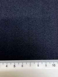 M02047-2 KUNISHIMA1850 Exclusive line 【SOMO CASHMERE 100%】 紺 ヘリンボーン[生地] 国島株式会社 サブ画像