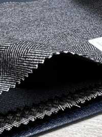M02047-5 KUNISHIMA1850 Exclusive line 【SOMO CASHMERE 100%】グレー ヘリンボーン[生地] 国島株式会社 サブ画像