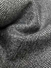 M02047-5 KUNISHIMA1850 Exclusive line 【SOMO CASHMERE 100%】グレー ヘリンボーン[生地] 国島株式会社 サブ画像