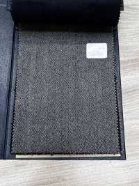 M02047-5 KUNISHIMA1850 Exclusive line 【SOMO CASHMERE 100%】グレー ヘリンボーン[生地] 国島株式会社 サブ画像