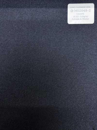 M02048-2 KUNISHIMA1850 Exclusive line 【SOMO CASHMERE 100%】 紺 無地