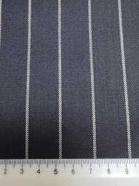 PR6521-DN 定番  国産 Premium Super120's Stretch ストライプ ダークネイビー[生地] 細井商事株式会社 サブ画像