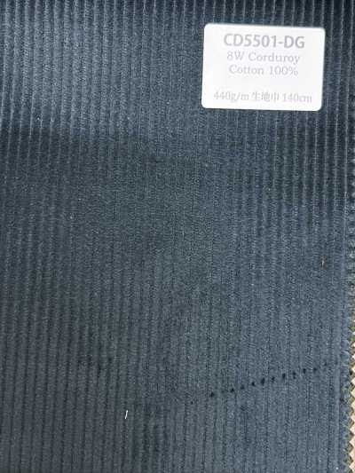 CD5501-DG 8W Corduroy C100 ダークグリーン