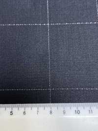 LA5531-BK 定番  国産 シルクラメウールストレッチ チェック ブラック[生地] 細井商事株式会社 サブ画像