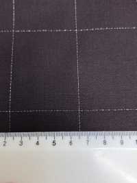 LA5531-DR 定番  国産 シルクラメウールストレッチ チェック ダークレッド[生地] 細井商事株式会社 サブ画像