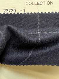 23720-1 定番 GentlyCloth ウール100% DOMINX(ドミンクス) プレミアムコレクション 黒[生地] 葛利毛織(DOMINX) サブ画像