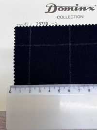 23720-1 定番 GentlyCloth ウール100% DOMINX(ドミンクス) プレミアムコレクション 黒[生地] 葛利毛織(DOMINX) サブ画像