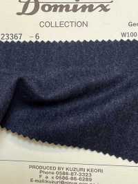 23367-6 定番 GentlyCloth ウール100% DOMINX(ドミンクス) プレミアムコレクション 紺[生地] 葛利毛織(DOMINX) サブ画像