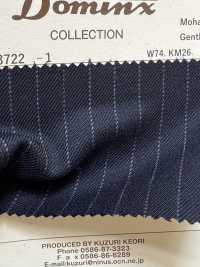 23722-1 定番 Mohair Twill Gently Cloth  DOMINX(ドミンクス) プレミアムコレクション 黒[生地] 葛利毛織(DOMINX) サブ画像