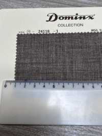 24118-1 定番 Jacket & shirt  ウール100% DOMINX(ドミンクス) プレミアムコレクション 茶[生地] 葛利毛織(DOMINX) サブ画像