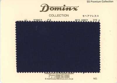 23952-C4 定番 モヘアフレスコ キッドモヘア DOMINX(ドミンクス) プレミアムコレクション 紺