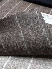 56CN5202 CANONICO(カノニコ) ORIGINAL WOOLLEN FLANNEL ブラウン/ベージュ ストライプ[生地] CANONICO(カノニコ) サブ画像
