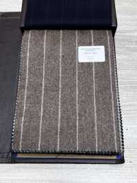 56CN5202 CANONICO(カノニコ) ORIGINAL WOOLLEN FLANNEL ブラウン/ベージュ ストライプ[生地] CANONICO(カノニコ) サブ画像