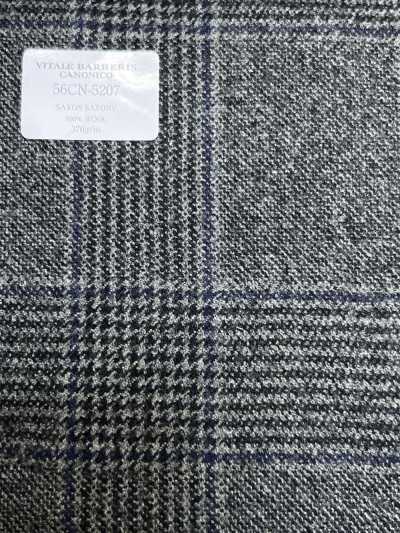 56CN5207 CANONICO(カノニコ) SAXON SAXONY グリーン グレンチェック