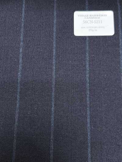 56CN5211 CANONICO(カノニコ) FLANNEL CLASSICS ネイビー/ブルー ストライプ