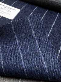 56CN5214 CANONICO(カノニコ) FLANNEL CLASSICS ブルー ストライプ[生地] CANONICO(カノニコ) サブ画像