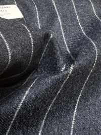 56CN5214 CANONICO(カノニコ) FLANNEL CLASSICS ブルー ストライプ[生地] CANONICO(カノニコ) サブ画像