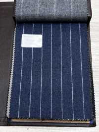 56CN5214 CANONICO(カノニコ) FLANNEL CLASSICS ブルー ストライプ[生地] CANONICO(カノニコ) サブ画像