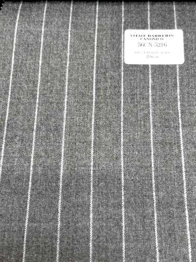 56CN5216 CANONICO(カノニコ) FLANNEL CLASSICS ベージュ ストライプ