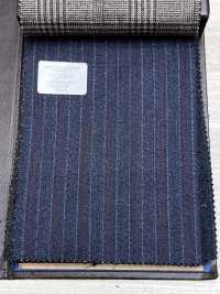 56CN5229 CANONICO(カノニコ) 21 MOULINE SAXONY ネイビー/レッド ストライプ[生地] CANONICO(カノニコ) サブ画像
