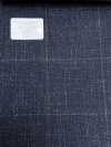 56CN5231 CANONICO(カノニコ) WOOL SILK & LINEN FANCY SUITING ネイビー/ブラウン ウィンドウペン