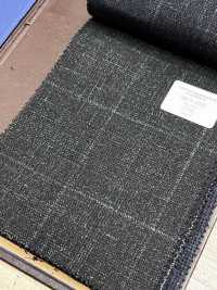 56CN5232 CANONICO(カノニコ) WOOL SILK & LINEN FANCY SUITING グリーン/オフ ウィンドウペン[生地] CANONICO(カノニコ) サブ画像