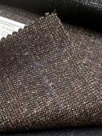 56CN5233 CANONICO(カノニコ) WOOL SILK & LINEN FANCY SUITING ブラウン/ブルー ウィンドウペン[生地] CANONICO(カノニコ) サブ画像