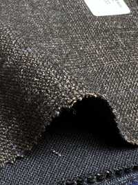 56CN5233 CANONICO(カノニコ) WOOL SILK & LINEN FANCY SUITING ブラウン/ブルー ウィンドウペン[生地] CANONICO(カノニコ) サブ画像