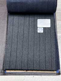 56CN5239 CANONICO(カノニコ) RWS TRADITIONAL WORSTED 21 グレー/ブラウン ストライプ[生地] CANONICO(カノニコ) サブ画像